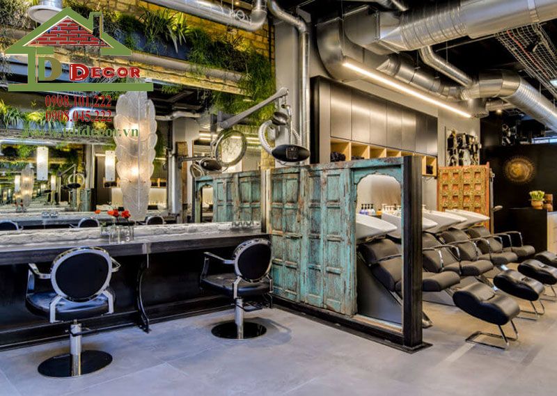 thiết kế salon tóc