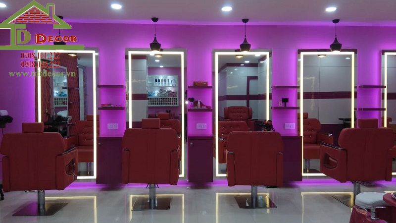 thiết kế salon tóc