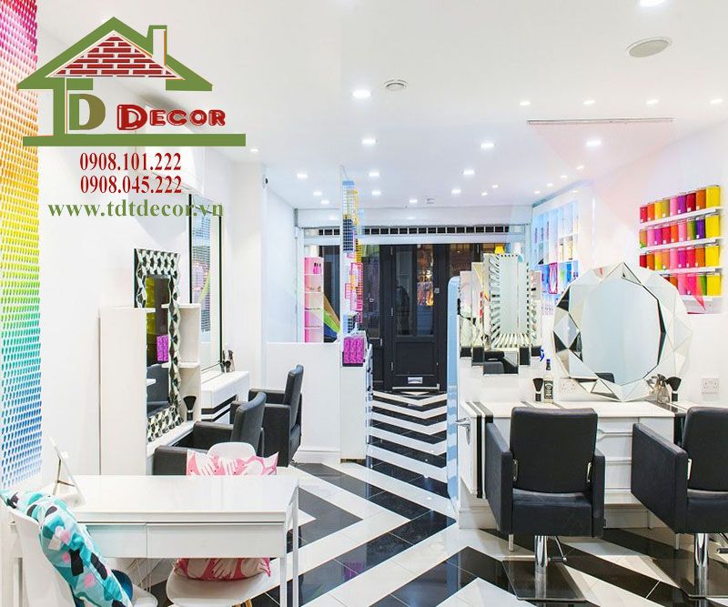 thiết kế salon tóc