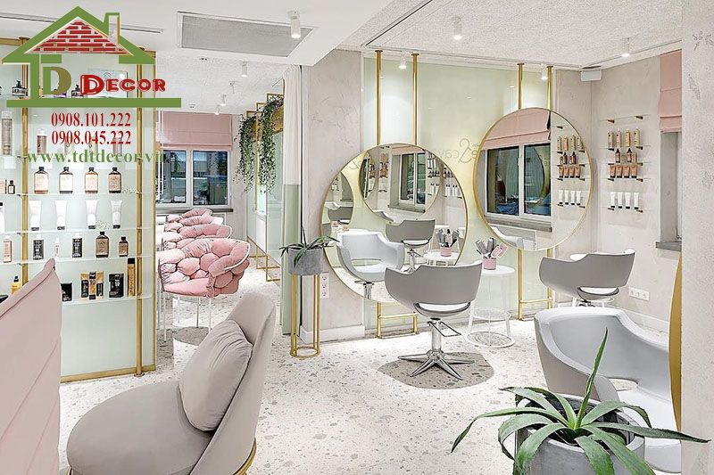 thiết kế salon tóc