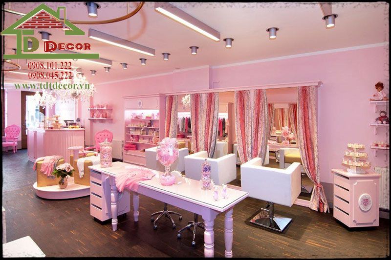 thiết kế salon tóc