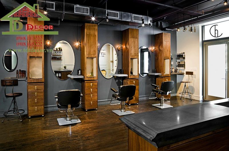 thiết kế salon tóc