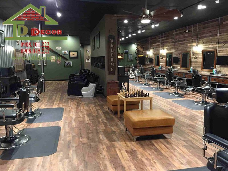 thiết kế salon tóc