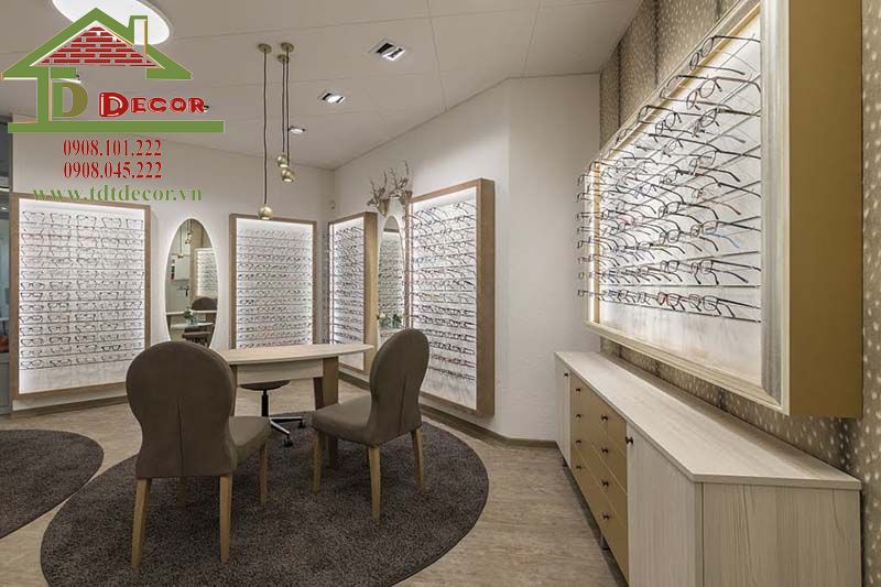 Thiết kế cửa hàng mắt kính