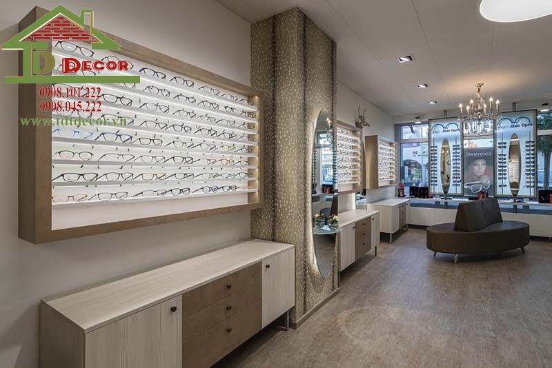 Thiết kế cửa hàng mắt kính