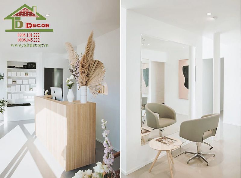 cách trang trí tiệm tóc nhỏ