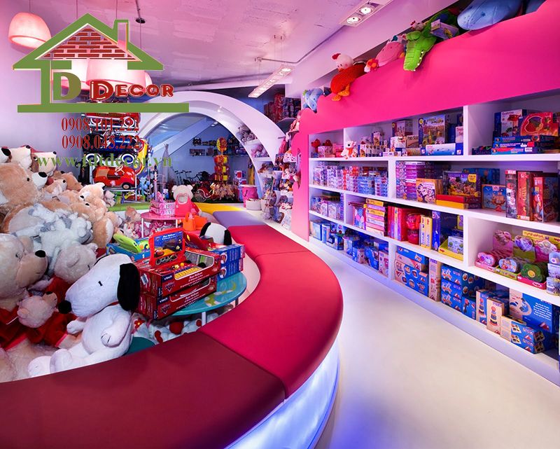 thiết kế cửa hàng đồ chơi trẻ em