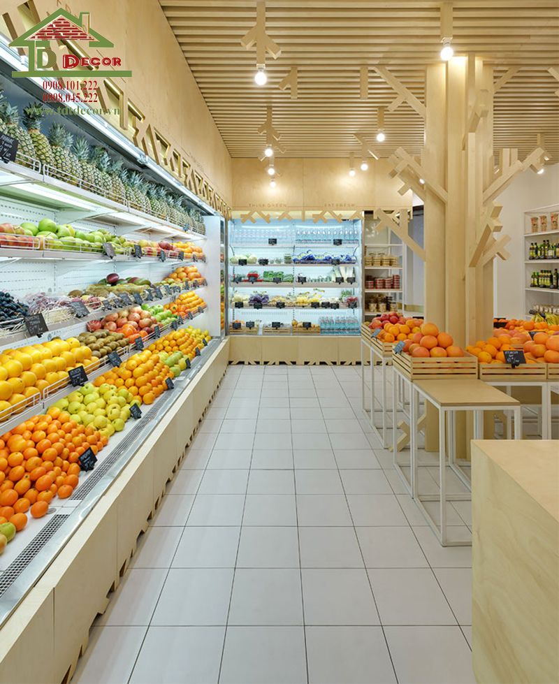 Top 30+ mẫu thiết kế cửa hàng trái cây sạch đẹp và thu hút khách