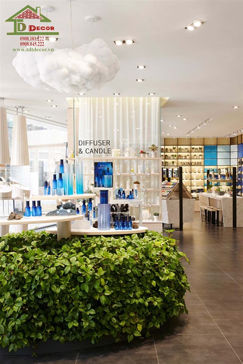 Thiết kế shop mỹ phẩm