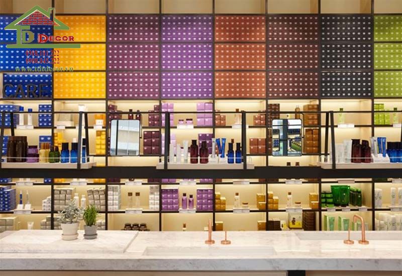 Thiết kế shop mỹ phẩm