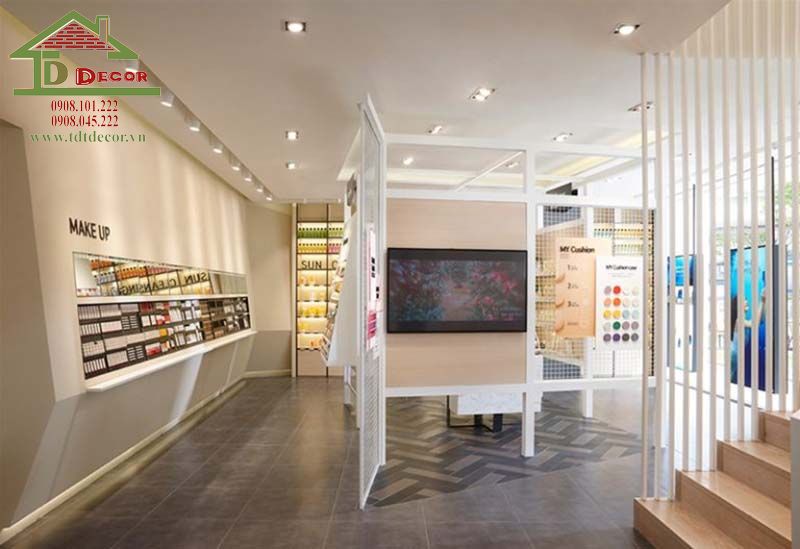 Thiết kế shop mỹ phẩm