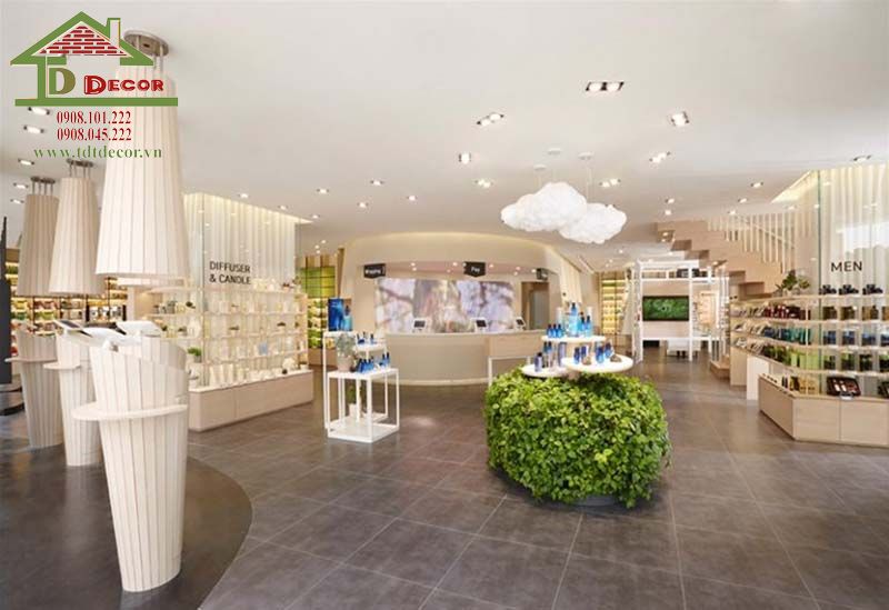 Thiết kế shop mỹ phẩm