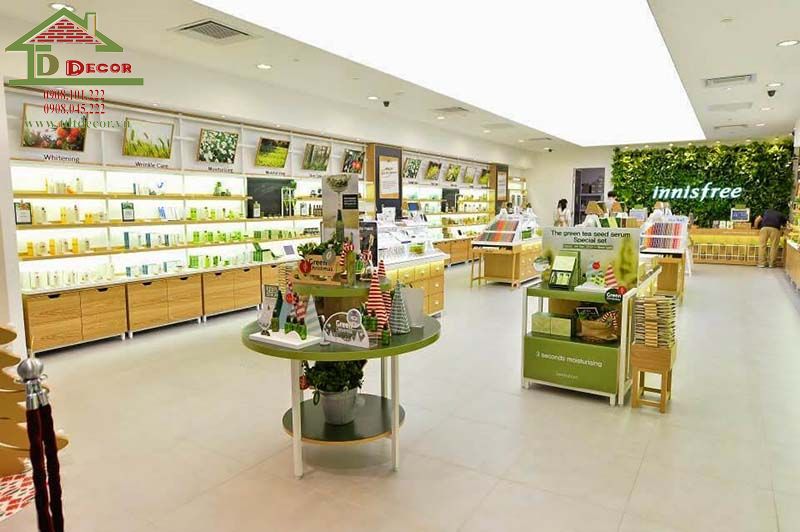 Thiết kế shop mỹ phẩm