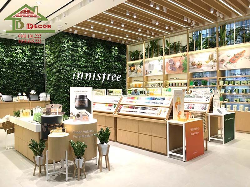 Thiết kế shop mỹ phẩm