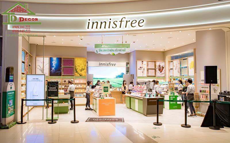 Thiết kế shop mỹ phẩm