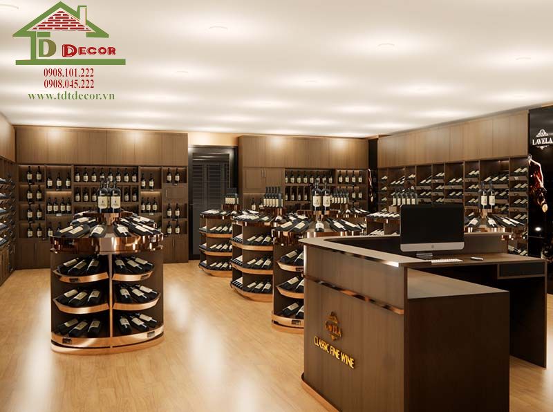 Thiết kế showroom rượu