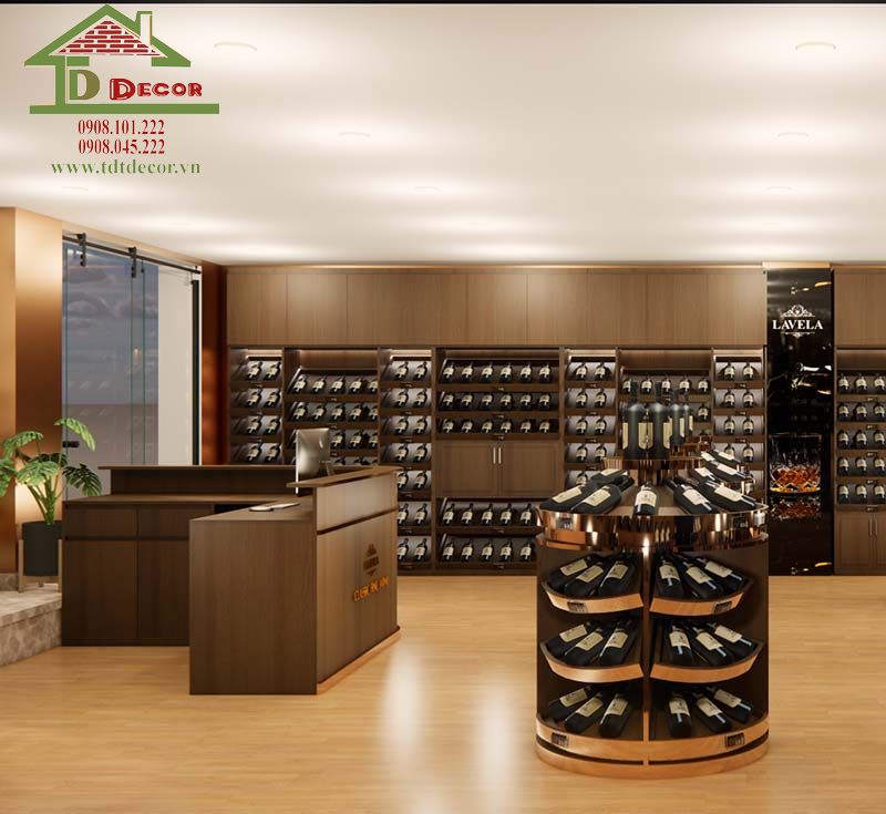 Thiết kế showroom rượu