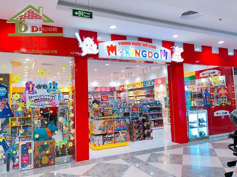 Thiết kế cửa hàng đồ chơi trẻ em