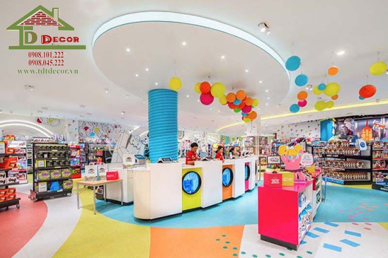 Thiết kế cửa hàng đồ chơi trẻ em