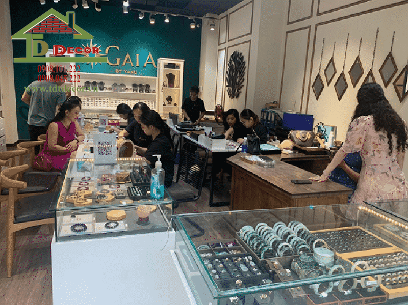 thiết kế cửa hàng phong thủy