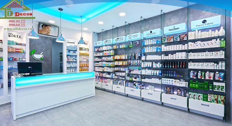 Thiết kế cửa hàng thực phẩm chức năng 