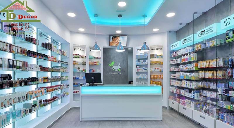 Thiết kế cửa hàng thực phẩm chức năng 