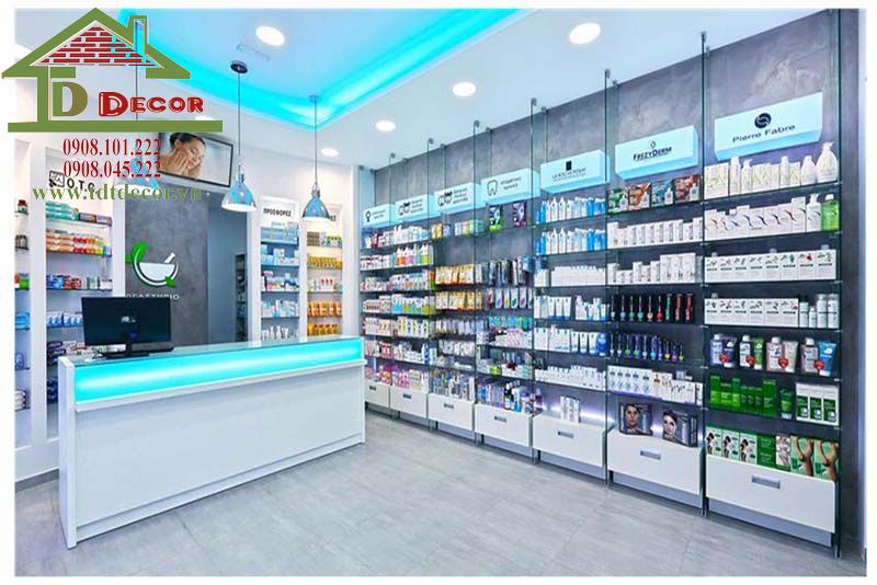 Thiết kế cửa hàng thực phẩm chức năng