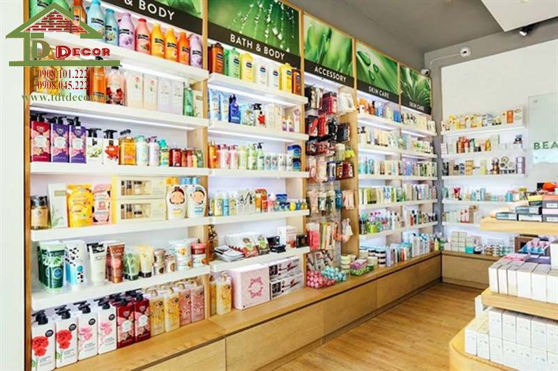 Thiết kế cửa hàng thực phẩm chức năng 