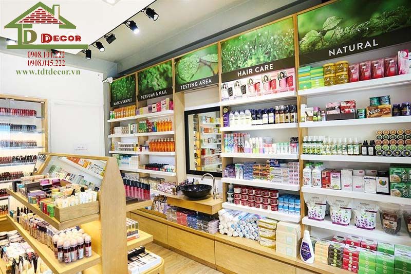 Thiết kế cửa hàng thực phẩm chức năng 