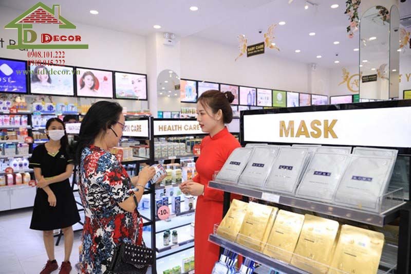 Thiết kế cửa hàng thực phẩm chức năng