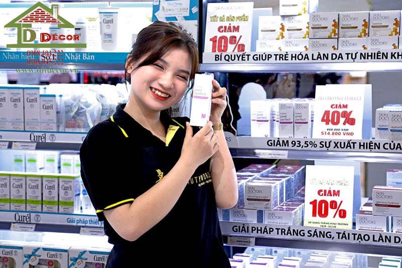 Thiết kế cửa hàng thực phẩm chức năng