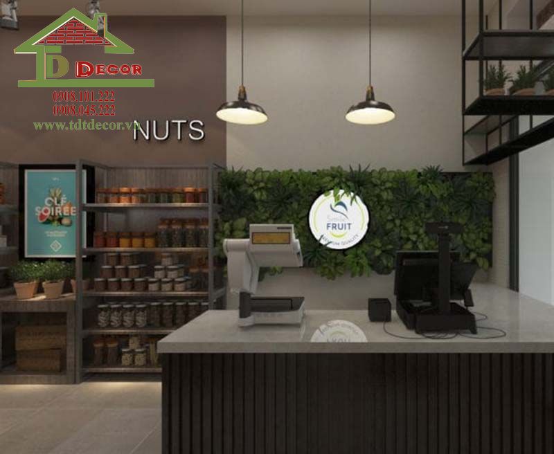 Thiết kế cửa hàng trái cây