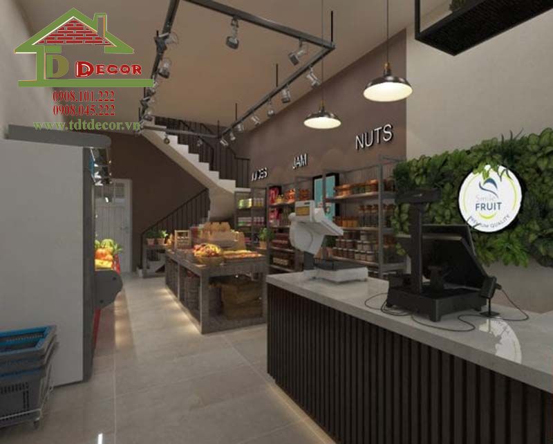 Thiết kế cửa hàng trái cây
