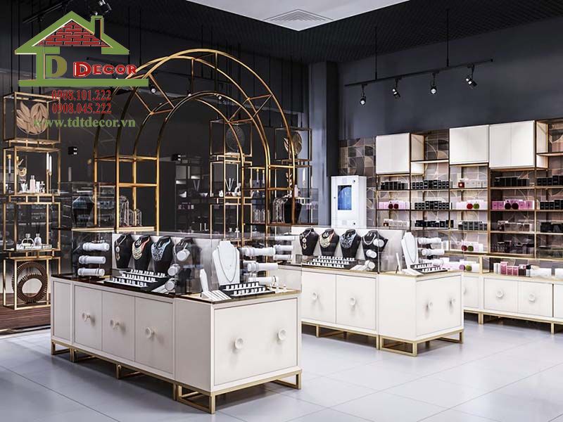 Thiết kế cửa hàng trang sức