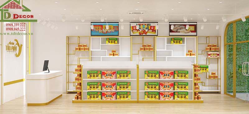 thiết kế showroom yến sào
