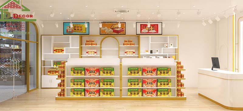 thiết kế showroom yến sào