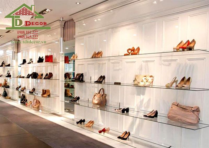Tổng hợp các mẫu kệ shop giày dép đẹp, bền, giá rẻ