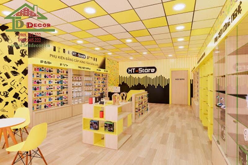 thiết kế shop phụ kiện điện thoại