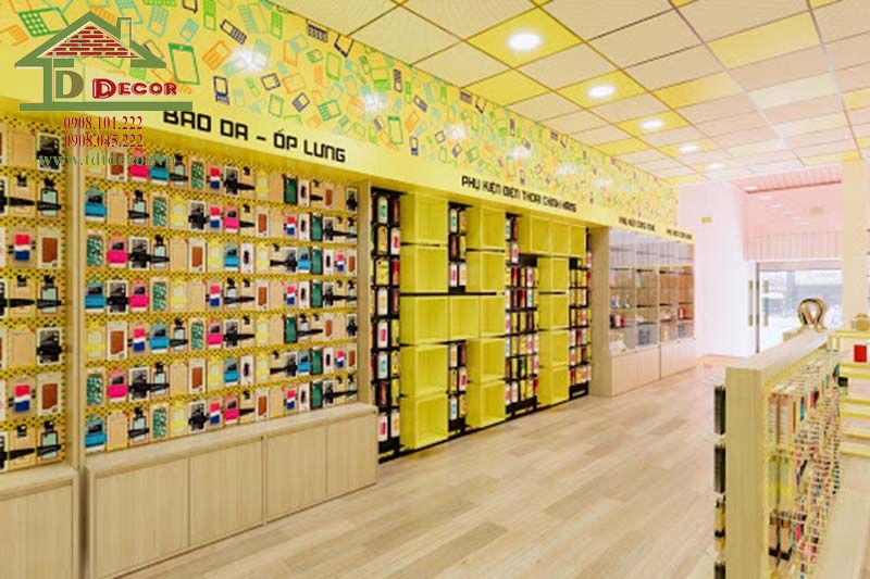 Thiết kế shop phụ kiện điện thoại chị An quận Tân Bình