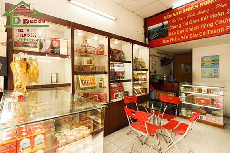 Thiết kế shop yến sào 