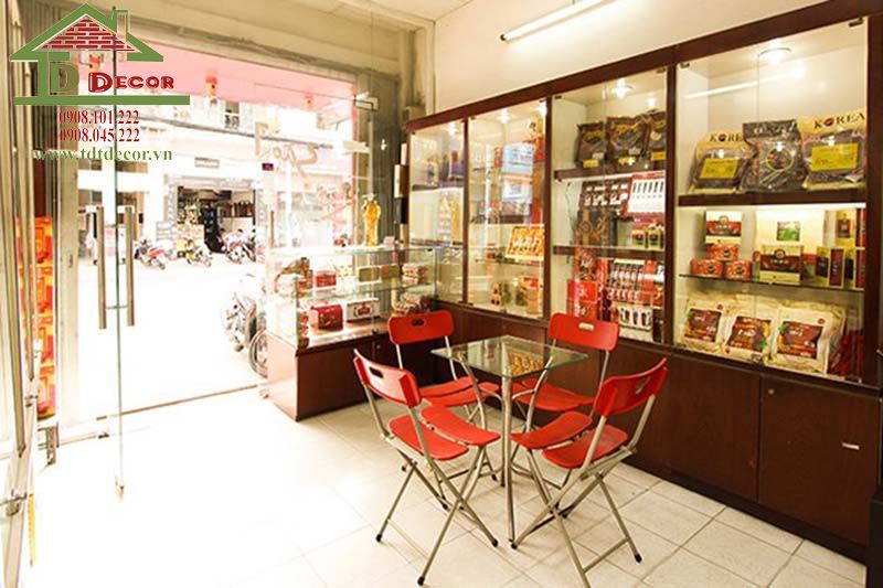 Thiết kế shop yến sào 