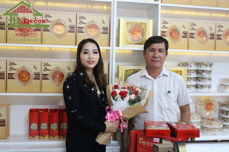 Thiết kế shop yến sào 