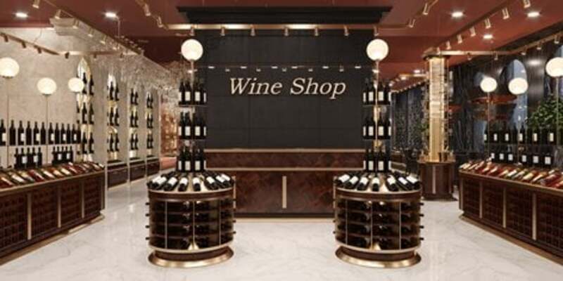 thiết kế showroom rượu