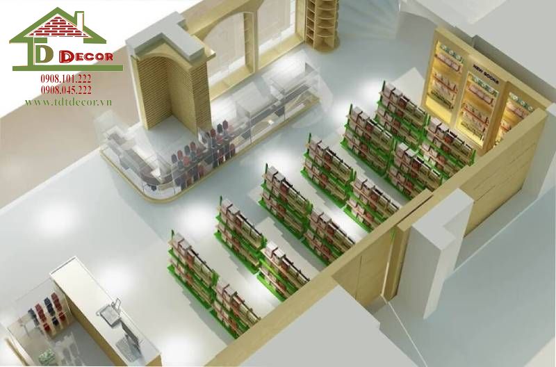 thiết kế nhà sách