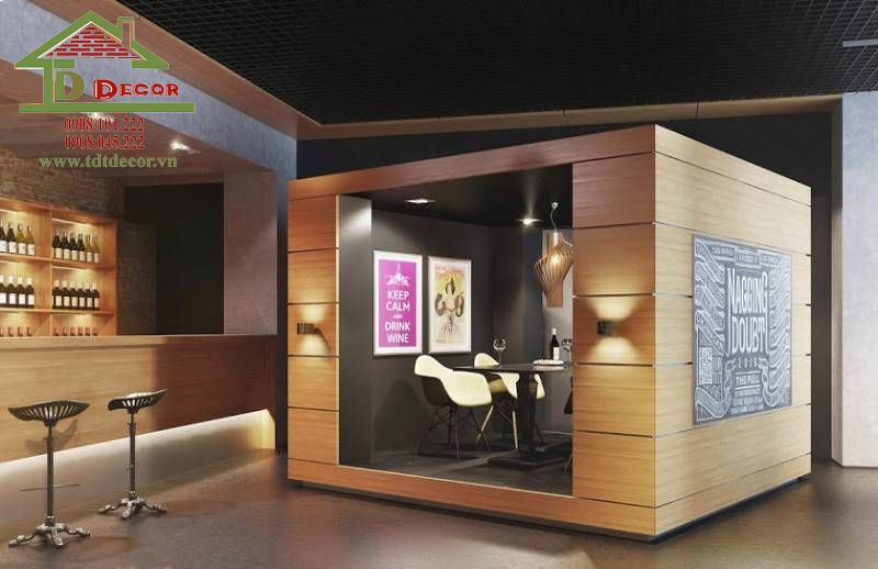 Thiết kế shop rượu 