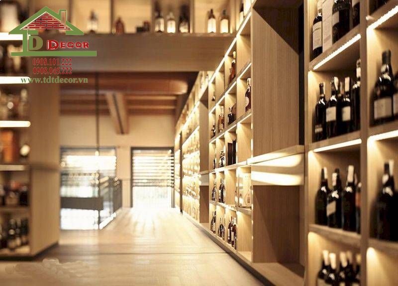 Thiết kế shop rượu 