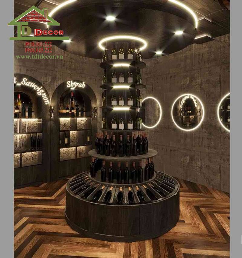 Thiết kế shop rượu 