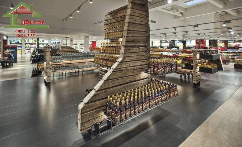 Thiết kế shop rượu 