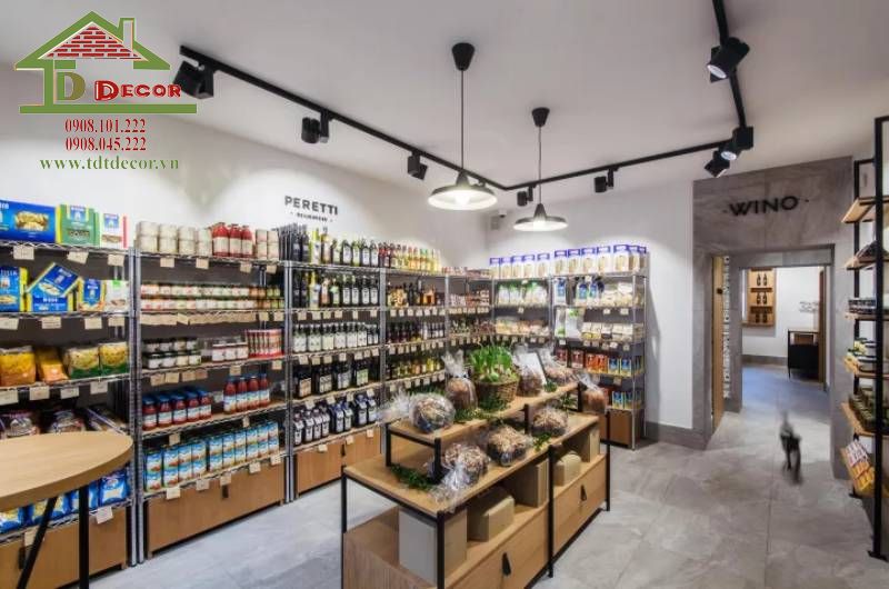 Thiết kế shop rượu 