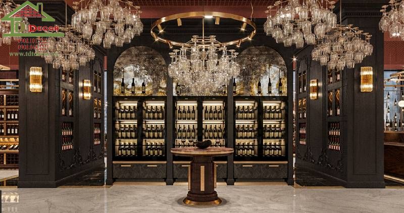 Thiết kế shop rượu 